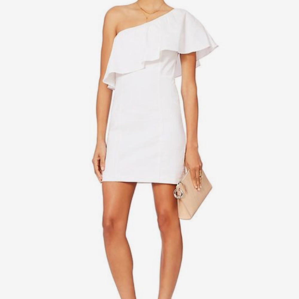 A.L.C. White one shoulder dress